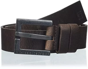G-STAR RAW Pasek męski Duko, brązowy (Dk Brown/Black Metal 3127-8127), 110 - Paski - miniaturka - grafika 1