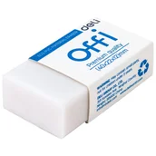 Gumki biurowe - Gumka do ścierania Deli Offi H03010 Biała, Precyzyjna, Wydajna, Mała - miniaturka - grafika 1