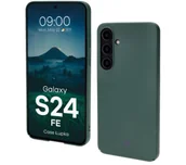 Etui i futerały do telefonów - Bizon Etui Case Łupka do Galaxy S24 FE, zielone - miniaturka - grafika 1