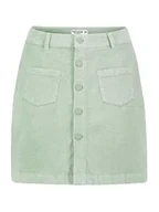 Spódnice - Sublevel Spódnica sztruksowa w kolorze miętowym - miniaturka - grafika 1