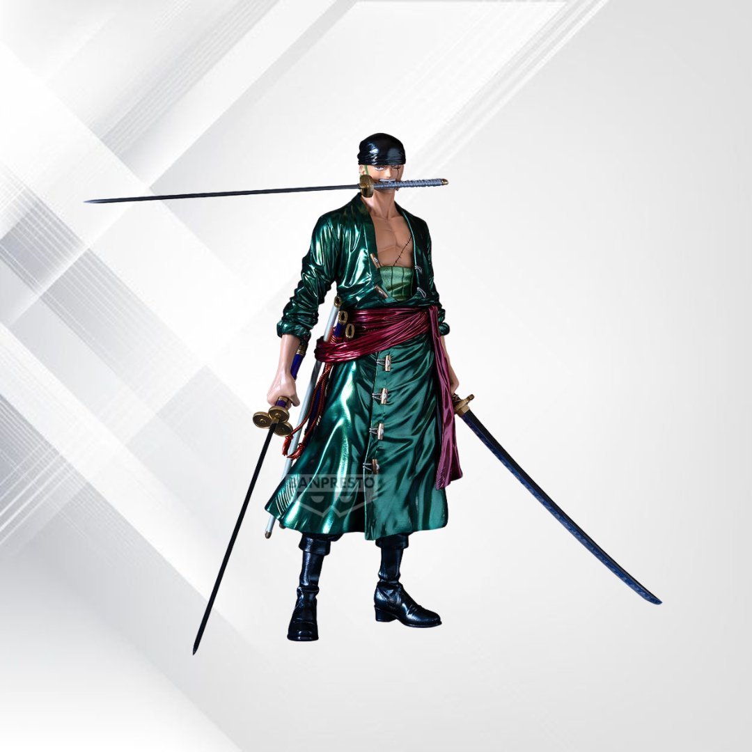 One Piece – Roronoa Zoro – Premium The Metallic – Figurka 30 cm