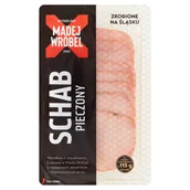 Kiełbasa i wędliny - Madej Wróbel Schab pieczony 90 g - miniaturka - grafika 1