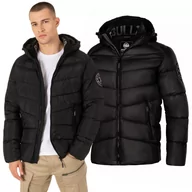 Odzież taktyczna i umundurowanie - Kurtka zimowa z kapturem Pit Bull Mobley - Czarna - miniaturka - grafika 1