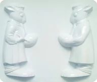 Akcesoria rzeźbiarskie - Forma do odlewów gipsu, królik 3D, 1 element - miniaturka - grafika 1
