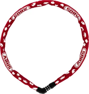 Blokada na rower Abus  Steel-O-Chain 4804C/75 RD SYMBOLS - Zabezpieczenia do roweru - miniaturka - grafika 1