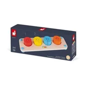 Układanki dla dzieci - Janod Drewniana Układanka Ułamki Essentiel, - miniaturka - grafika 1