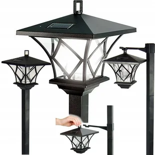 Lampa Solarna Led Solar Latarnia 150Cm 2 Sposoby Montażu Wisząca Stojąca - Lampy ogrodowe Lampa Solarna Led Solar Latarnia 150Cm 2 Sposoby Montażu Wisząca Stojąca - Lampy ogrodowe - miniaturka - grafika 1