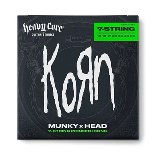 Dunlop Korn Heavy Core 10-65 do gitary elektrycznej - Struny gitarowe  - miniaturka - grafika 1