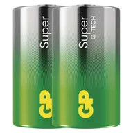 Baterie i akcesoria - Bateria alkaliczna, LR20, LR20, 1.5V, GP, Folia, 2-pack, SUPER, ogniwo format D - miniaturka - grafika 1
