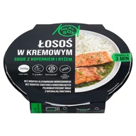 Szybkie dania obiadowe - Meal Box - Łosoś w kremowym sosie z koperkiem i ryżem - miniaturka - grafika 1