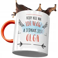 Kubki - Kubek Pomarańczowy Dla Heleny Koleżanki na Prezent z Nadrukiem ze Zdjęciem + Opakowanie na prezent (wzór 02) - miniaturka - grafika 1