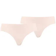 Majtki damskie - Bielizna Puma Seamless Stringi Hang 2pak W 935021 (kolor Różowy, rozmiar M) - miniaturka - grafika 1