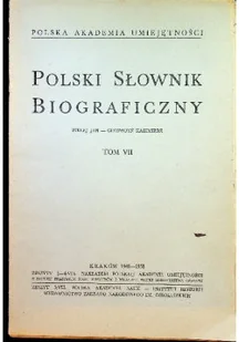 Polski Słownik Biograficzny Tom VII reprint z 1948 - 1958 r - Biografie i autobiografie - miniaturka - grafika 1