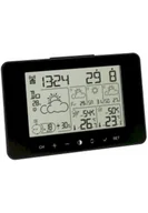 Stacje pogodowe - TFA Dostmann Centre de weather information METEOTIME PRIMO, 35.1156.01, stacja pogodowa, dla 90 regionów pogodowych w Europie, z prawdopodobieństwem deszczu, prędkością wiatru, kolorem czarnym - miniaturka - grafika 1