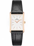 Zegarki damskie - ZEGAREK DAMSKI DANIEL WELLINGTON Bound Black Crocodile Rose Gold DW00100693 + BOX - miniaturka - grafika 1