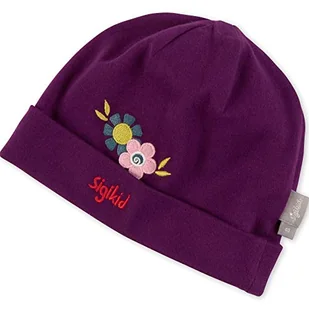Sigikid Niemowlęta dziewczynka ekologiczna czapka beanie, fioletowa, 42 - Czapki damskie - miniaturka - grafika 1