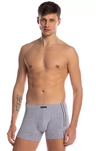 Bawełniane bokserki męskie 2-pack M-1011SZ, Kolor niebieski, Rozmiar L, LAMA - Intymna - Majtki męskie - miniaturka - grafika 1