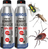 Inne artykuły czyszczące - Bros BROS - spray na komary i kleszcze 50% DEET 90ml - 2 szt. - miniaturka - grafika 1