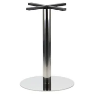 Meble modułowe i akcesoria - Podstawa stołu/stolika SH-3001-6/P, stal nierdzewna polerowana, średnica 49,5 cm, wysokość 72,5 cm - do hotelu, restauracji ,baru, biura - miniaturka - grafika 1