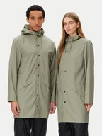 Kurtki damskie - Rains Kurtka przeciwdeszczowa Unisex 12020 Zielony Regular Fit - miniaturka - grafika 1