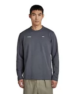 Koszulki męskie - G-STAR RAW Męski T-shirt Tweeter R T Ls, Niebieski (Fantem Blue D136-863), M - miniaturka - grafika 1
