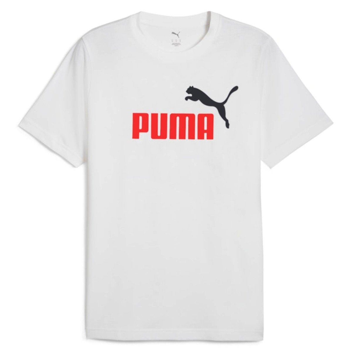 Koszulka męska Puma 68470802 ESS 2 COLOR NO.1 LOGO Biała