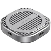 Powerbanki - Magnetyczna obudowa SSD 4smarts do 4TB z podpórką 3C MagSafe szary 541311 - miniaturka - grafika 1