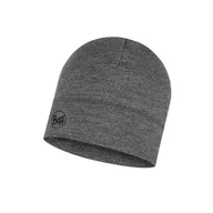Czapki męskie - Czapka unisex Buff Merino Midweight Beanie melange light grey - ONE SIZE - miniaturka - grafika 1