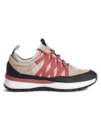 Trampki damskie - Geox Sneakersy "Dbraiesbabx" w kolorze beżowo-granatowo-różowym - miniaturka - grafika 1