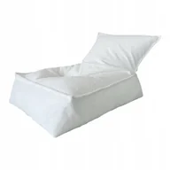 Fotele i pufy dla dzieci - Pufa worek dla dziecka BOUCLE - BIAŁA - miniaturka - grafika 1