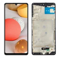 Części serwisowe do telefonów - WYŚWIETLACZ EKRAN LCD DO SAMSUNG A42 5G INCELL RAMKA - miniaturka - grafika 1