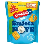 Paluszki - Lajkonik Krakersy mini o smaku kwaśnej śmietany i szczypiorku 100 g - miniaturka - grafika 1