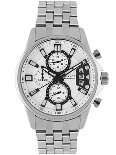 Zegarek ZEGAREK MĘSKI PERFECT M504CH-01 - CHRONOGRAF (zp383a) + BOX - Zegarki męskie - miniaturka - grafika 1