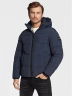 Kurtki męskie - Calvin Klein Kurtka zimowa K10K110336 Granatowy Regular Fit - miniaturka - grafika 1