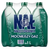 Woda - Nałęczowianka Naturalna woda mineralna mocniejszy gaz 6 x 1 l - miniaturka - grafika 1