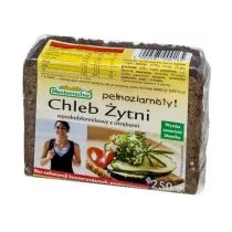 BENUS Chleb żytni wysokobłonnikowy z otrębami 250 g Benus - Pieczywo chrupkie - miniaturka - grafika 1