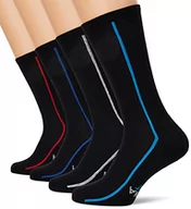 Skarpetki damskie - ATHENA skarpety męskie, Czarno-Niebieski/Czarny-Czerwony/Czarno-Chiński/Czarny Turkusowy, 43/46 EU - miniaturka - grafika 1