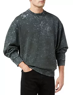 BOSS Męska bluza ze śniegiem Wesnow z bawełny francuskiej frotte, Ciemnozielony 304, 4XL - Bluzy męskie - miniaturka - grafika 1
