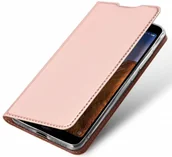 Etui i futerały do telefonów - Dux Ducis Etui SAMSUNG GALAXY A01 z klapką skórzane Skin Leather jasny róż - miniaturka - grafika 1