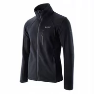 Bluzy damskie - Polar męski bluza Hi-Tec Monar czarna rozmiar L - miniaturka - grafika 1