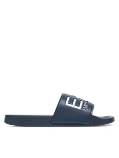 EA7 Emporio Armani Klapki 7X000108 AF15118 BA045 Granatowy - Klapki i japonki męskie - miniaturka - grafika 1