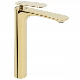 Rea Bateria umywalkowa Berg Gold Wysoka B2042 - Baterie umywalkowe - miniaturka - grafika 1