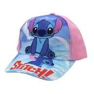 Czapki dla dzieci - TEMU Czapka baseballowa z nadrukiem Stitch Cartoon - oddychająca siatka z tyłu, ochrona przed słońcem, regulowana snapback dla chłopców i dziewcząt, - miniaturka - grafika 1
