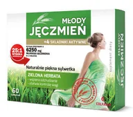 Odchudzanie i oczyszczanie - Colfarm Młody jęczmień 250mg 60 szt. - miniaturka - grafika 1