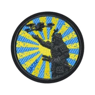 Odzież taktyczna i umundurowanie - M-Tac - Naszywka Droga Samuraja - Haft - Żółty/Niebieski - 51426002 - miniaturka - grafika 1