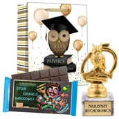 Zestawy upominkowe - Prezent dla Wychowawcy na DZIEŃ NAUCZYCIELA Statuetka Czekolada Torebka - miniaturka - grafika 1