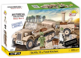 Historical Collection World War II Ciągnik Sd.Kfz.10 i kuchnia polowa - Klocki - miniaturka - grafika 2