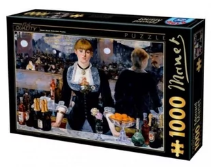 Unbekannt Puzzle części 1000  impresjonizm  Manet: bar z Folies bergres - Puzzle - miniaturka - grafika 1