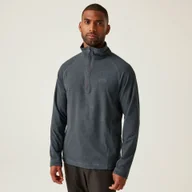 Bluzy sportowe męskie - Regatta Polar męski z suwakiem 1/2 Montes Szary, Rozmiar: 2XL - miniaturka - grafika 1