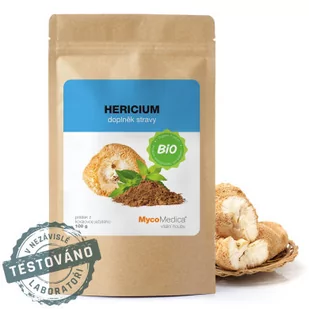 MycoMedica - BIO Hericium (Lwia Grzywa) proszek, 100 g - Suplementy naturalne - miniaturka - grafika 1